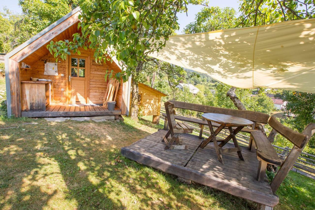 Glamping Organic Farm Slibar Villa Tržič Exterior foto